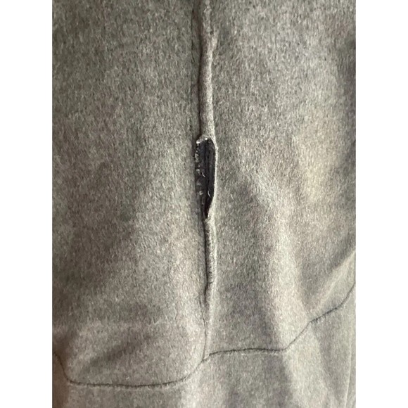 soia & kyo wrap belted coat jacket wool blend navy gray Xs - Picture 7 of 8